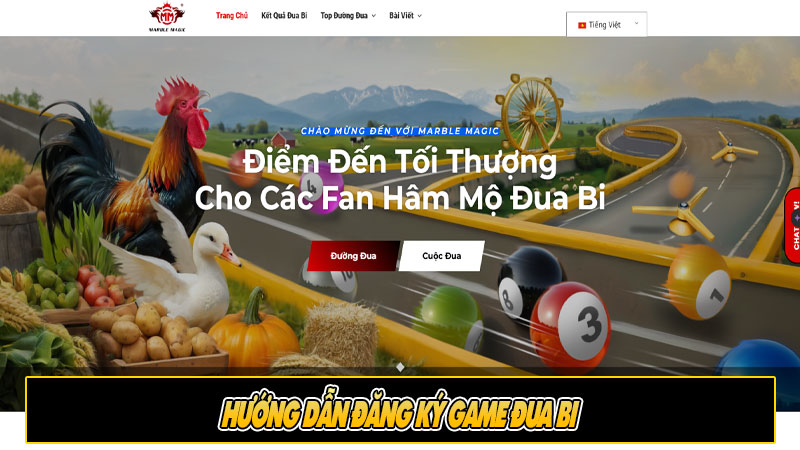 Hướng dẫn đăng ký game đua bi