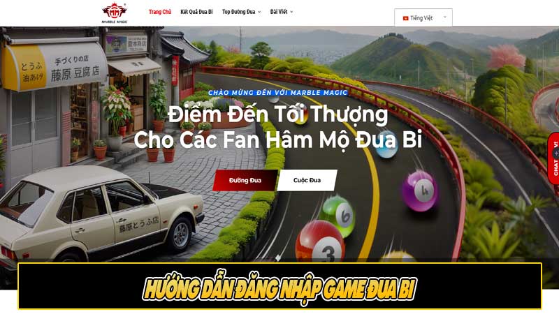 Hướng dẫn đăng nhập game đua bi